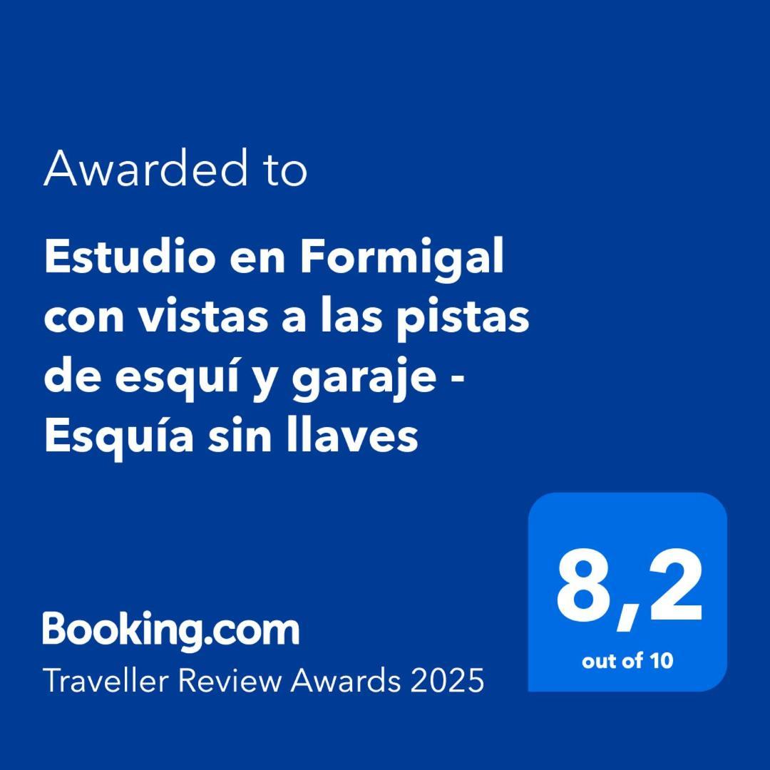 Estudio En Formigal Con Vistas A Las Pistas De Esqui Y Garaje - Esquia Sin Llaves Dış mekan fotoğraf